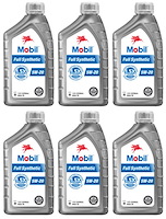 Mobil Full-Synthetic Engine Oil 5W20 6-Quarts (1 Case)
