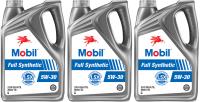 Mobil Full-Synthetic Engine Oil 5W30 (3) 5-Quart Jugs