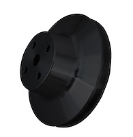 10212-08 Small Block Chrysler V-Belt Water Pump Pulley - Black (1V)