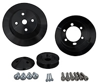 10250-08 Small Block Chrysler Performance Ratio V-Belt Pulley Kit - Black (2V)