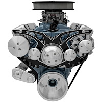 Style Track Pulley System Pontiac 326-455 without power steering