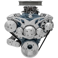Style Track Pulley System Pontiac 326-455 without power steering