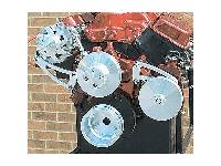 Power & Amp Series Pulley Kit 4-3/8", 6-Rib Crank Pulley