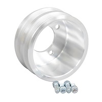2033 Small Block Ford 5.0L Serpentine Crankshaft Pulley [Clear Powdercoat]