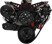Revolver Style Serpentine Drive Kit Small Block Chevy without Power Steering
