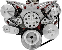Revolver Style Serpentine Drive Kit Big Block Chevy with Remote Power Steering
