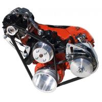 Super Economy Pulley and Bracket Kit Small Block Chevy w/ Long Water Pump