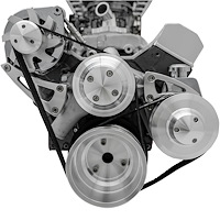 Ultra Series High Water Flow Pulley Kit Alternator & Saginaw Keyway Power Steering