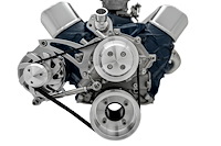 High Water Flow Ultra Serpentine Drive Kit 1969 1/2-Later Ford 302