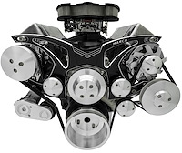 30275-07 Big Block Ford All Inclusive Style Track Serpentine System (AC/PS/ALT)