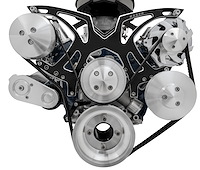 30490-07 Small Block Ford Onyx All Inclusive Style Track Serpentine System (AC/PS/ALT)