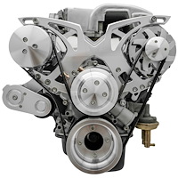 30810 Small Block Ford 5.0L Serpentine System - AC & PS