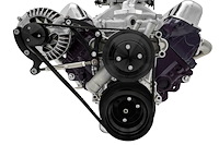 Deluxe High Water Flow Serpentine Pulley Kit, SB-Chrysler 318-360