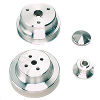 Chevy/GM Truck Pulley Set - Power & Amp Series 1996-97 4.3L V6, 305-350 with Internal Alternator Fan
