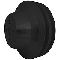 6032-08 Small Block Chevy Water Pump Pulley - SWP, 2V - Black