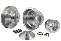 Serpentine Conversion Pulley Set - Performance Ratio Small Block Chevy