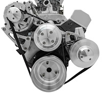 BA22050 Small Block Chevy Ultra Serpentine Conversion System (PS/ALT)