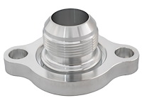 BTH-206-05 Water Neck Thermostat Housing, Small/Big Block Chevy, Billet, -20AN, Straight, Two-Piece, O-Ring, Polished