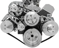 All Inclusive Standard & Mid Mount Serpentine Conversion Kit SB-Chevy - Long Water Pump
