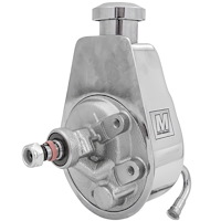 P2304 Ultra Series Saginaw Keyway Style Power Steering Pump [Chrome Finish]