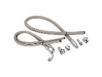 Stainless Braided Power Steering Hose Kit Includes lines and fittings for Pump and Reservoir*