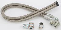 Stainless Braided Power Steering Hose Kit Saginaw pump to 1978 and newer GM steering boxes