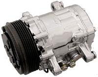 Polished A/C Compressor Sanden 7176
