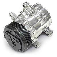 Chrome A/C Compressor Sanden 7176