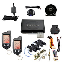 DGD-KY-ALM-RS2-4A Keyless Entry, Alarm System, and Remote Start, 2-Way, w/4-Door Actuator Kit