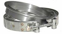 GT555FL GT55 94/98/102/106 Turbocharger Discharge Flange and Clamp, 5 in. Diameter [Stainless Steel]