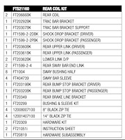 FTS21160 Coil Spring Kit for 2015 Chevy Suburban, 2015 Chevy Tahoe, 2015 GMC Yukon XL, 2014 GMC Sierra 1500