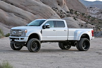 FTS22274 Rear Block Fits Select Ford F-450 Super-Duty; Ford F-550 Super-Duty