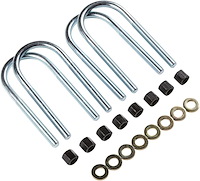 FTS351UBK U-Bolt Kit Fits Select Ford Excursion; Ford F-250/F-350 Super-Duty