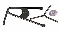 FTT10002BK Spare Tire Mount Kit, Angled Spare Tire, Black