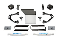 K1059 Budget Lift System w/Shock Fits Select Chevy Silverado 1500; GMC Sierra 1500