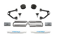 K1126 Budget Lift System w/Shock Fits Select Chevy Silverado 1500; GMC Sierra 1500