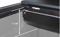LG220M M-Series Locking Retractable Truck Bed Cover for 2014-2018 GM Silverado/Sierra 1500 [5.8 ft. Bed]