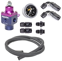 2-Port Fuel Regulator, Fittings and Hose Kit