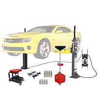 5175569 M7K 110V Portable Two-Post Garage Lift Supreme Package, 7,000 lb. Lifting Capacity