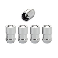 24131 Locking Lug Nuts, Chrome Cone Seat Style Thread Size: 1/2-20 Key Hex Size: 13/16" Includes 4 Lug Nuts (2 RH, 2 LH) & 1 Key