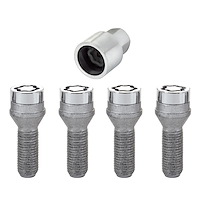 Chrome Cone Seat Seat Lug Bolts Threads: M14 x 1.5