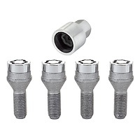 Chrome Cone Seat Lug Bolt Threads: M12 x 1.5