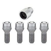 27226 Chrome Cone Seat Lug Bolt Threads: M14 x 1.25