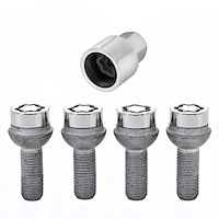 28172 Chrome Radius Seat Lug Bolt Threads: M12 x 1.5