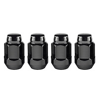 64029 Black Acorn/Conical Seat Lug Nuts 1/2" -20 Thread Size