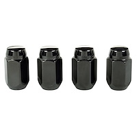 64030 Black Acorn/Conical Seat Lug Nuts 1/2" -20 Thread Size
