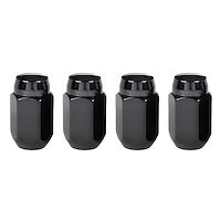 64072 Black Acorn/Conical Seat Lug Nuts M14 x 1.5 Thread Size