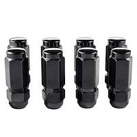 64816 Chrome/Black Duplex Acorn/Conical Seat Lug Nuts 9/16" x 18