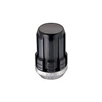 65002BK Chrome/Black SplineDrive Lug Nuts (M12 x 1.5 Thread Size), Box of 50 Lug Nuts