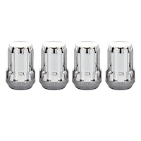 65357 Chrome Tuner Style Spline Drive Lug Nuts 12mm x 1.5